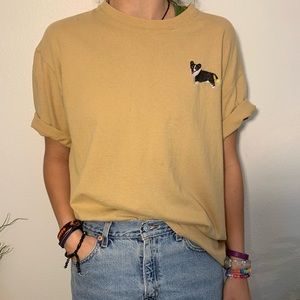 Embroidered Corgi Shirt